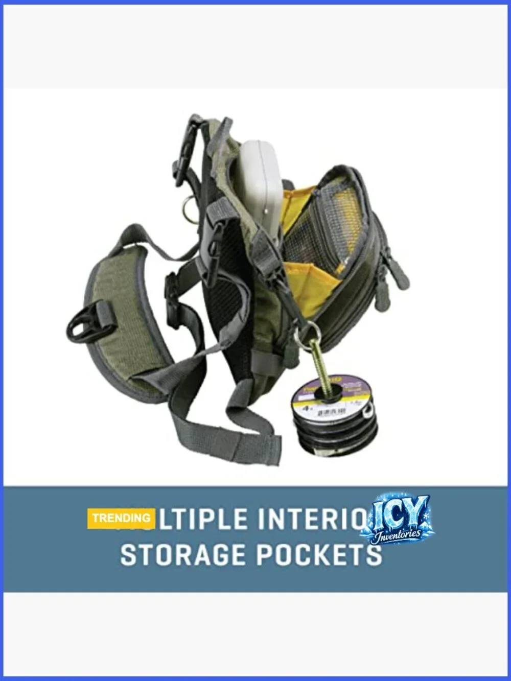 Polyester Fishing Chest Pack with Workstation and Waterproof Design